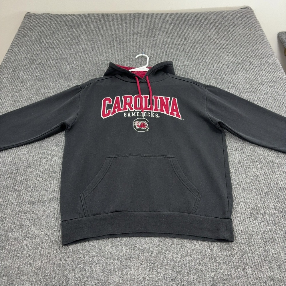 South Carolina Gamecocks Champion Hoodie Mens M Black Cotton Poly Pullover Sport